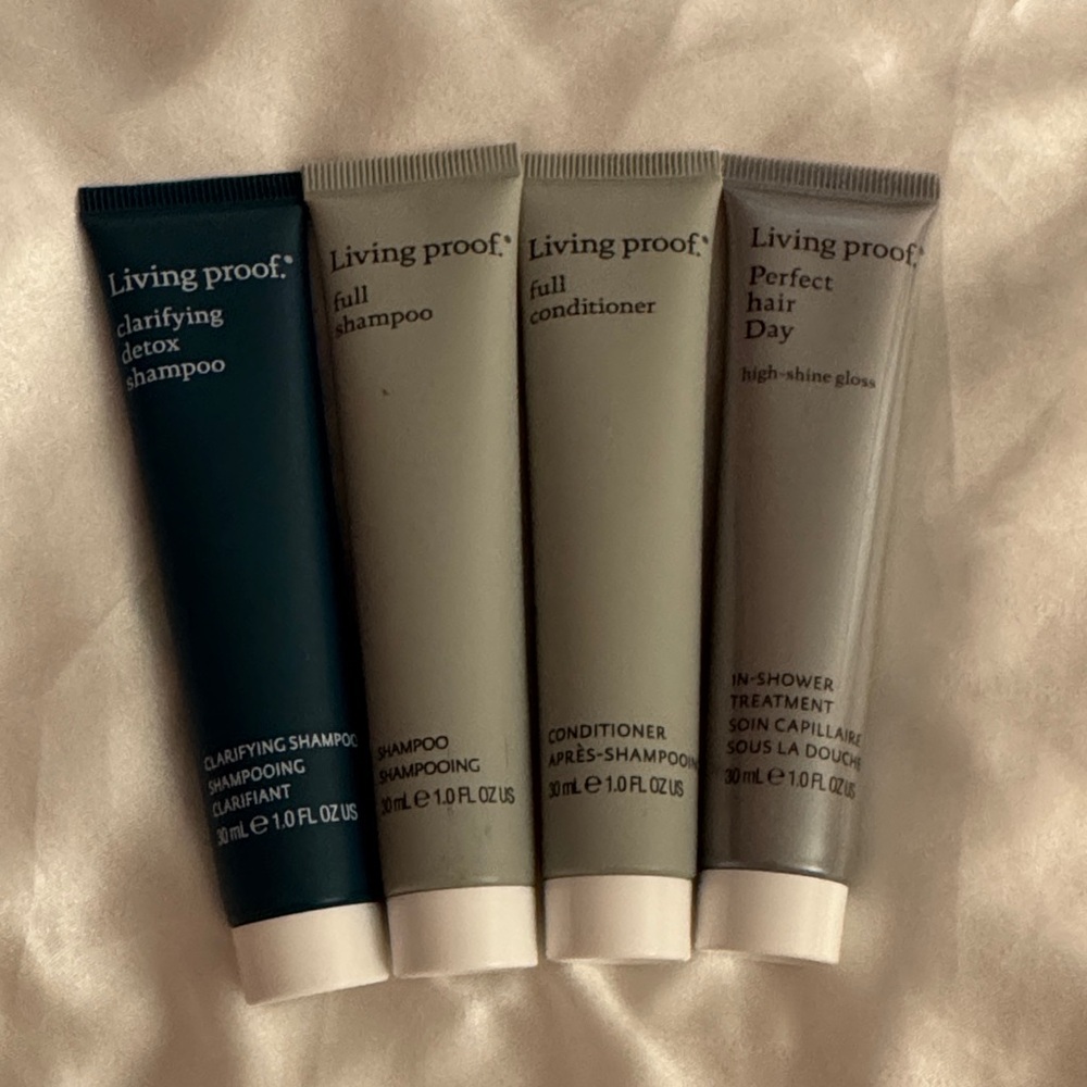 Living Proof Full Shampoo and Conditioner Perfect Hair Day Gloss Treatment Detox